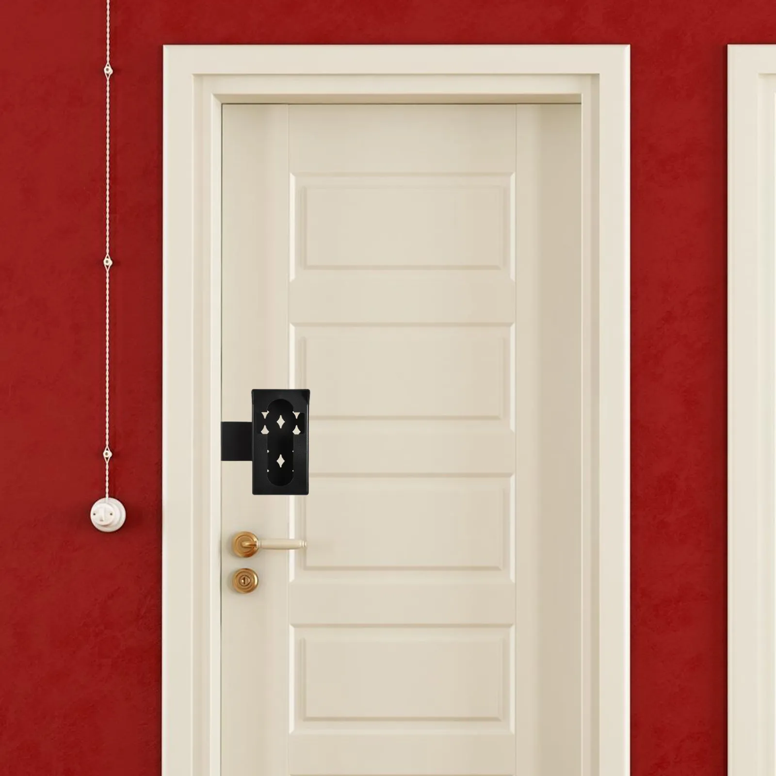 1세트 범용 도어벨 마운트, 링 블링크 도난 방지용, 드릴 없이 설치 가능, 보호 후드 포함, 임차인 아파트 안전용