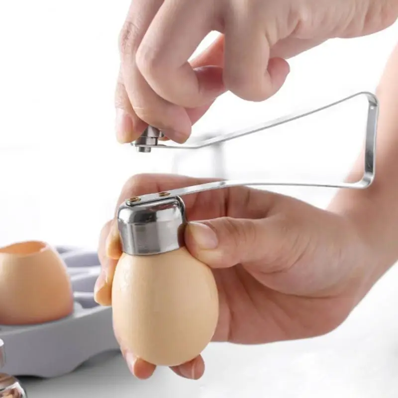 Topper Egg Cracker Egg Cutter Opener Scissor Shell Boiled Kitchen Tool Cooked Snipper Stainless Steel Breaker Break Beat Clipper