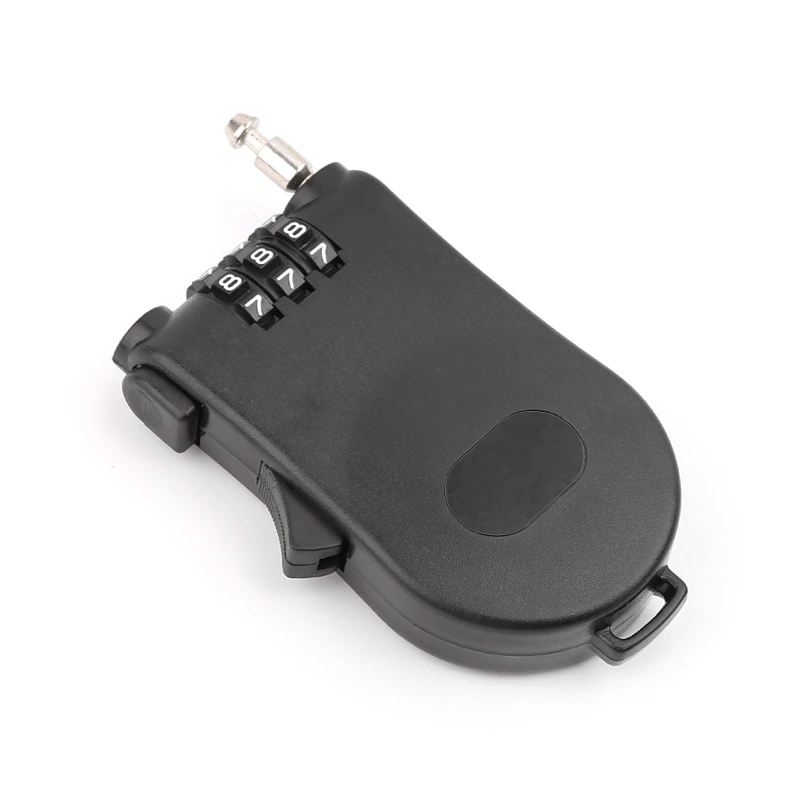 Retractable Wire Rope Password Lock Combination Coded Locker Outdoor Keyed Padlock wire rope lock