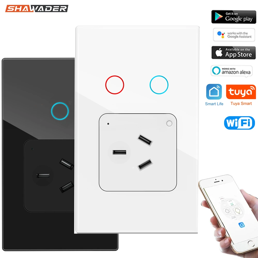 Smart Wall Touch Switch Socket Wall Socket Switch Google Electrical