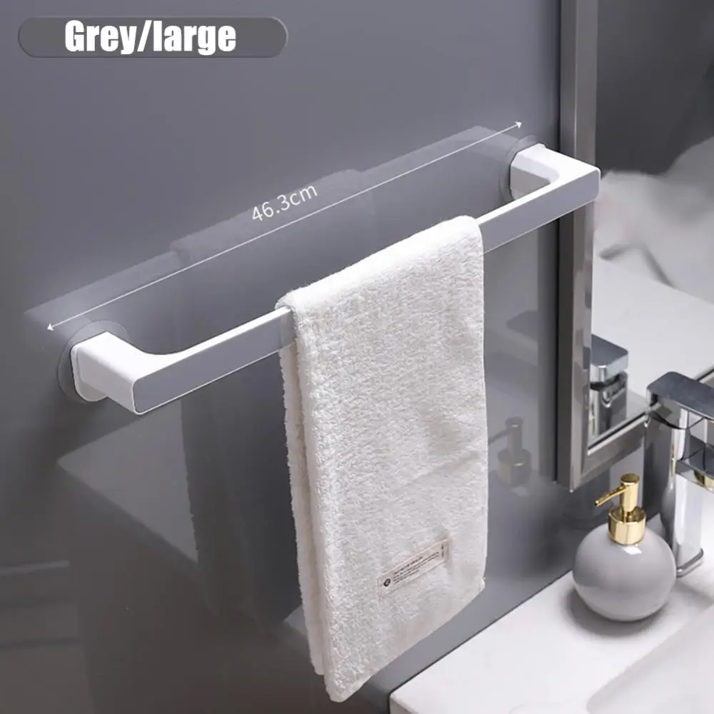 Self-adhesive Towel Holder Rack Wall Mounted Towel Hanger Bathroom Bar Shelf Shoes Holder Hanging Bathroom Organizer