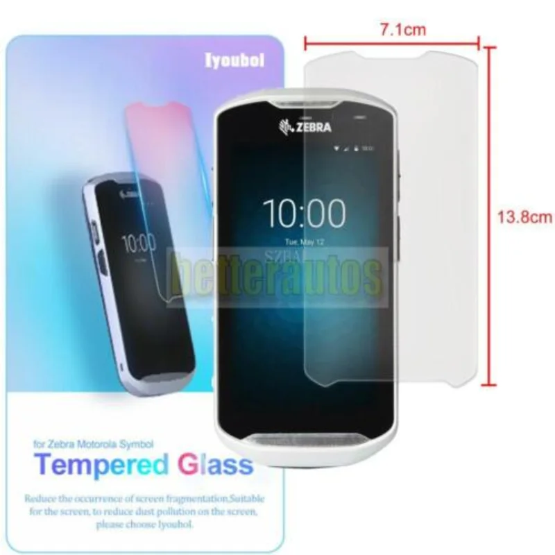 5PCSTemperedGlassScreenProtectorforMotorolaZebraTC51TC510K