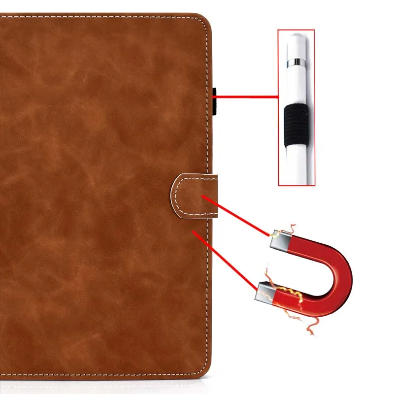PU Leather Case for Fire HD8 12th 10th Generation Cover HD 8 Plus Flip Casing Stand Holder