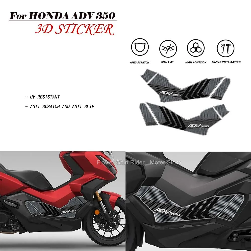 For HONDA ADV 350 ADV350 2022 2023 Motorcycle Body Sticker Waterproof Decal Sticker 3D Epoxy Sticker Non-Slip Decorate Decal