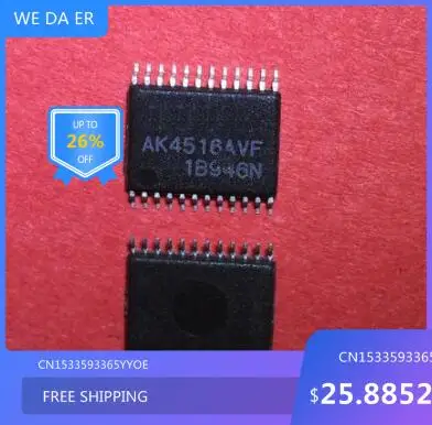 

IC new original AK4516AVF AK4516A AK4516 TSSOP28 Free Shipping