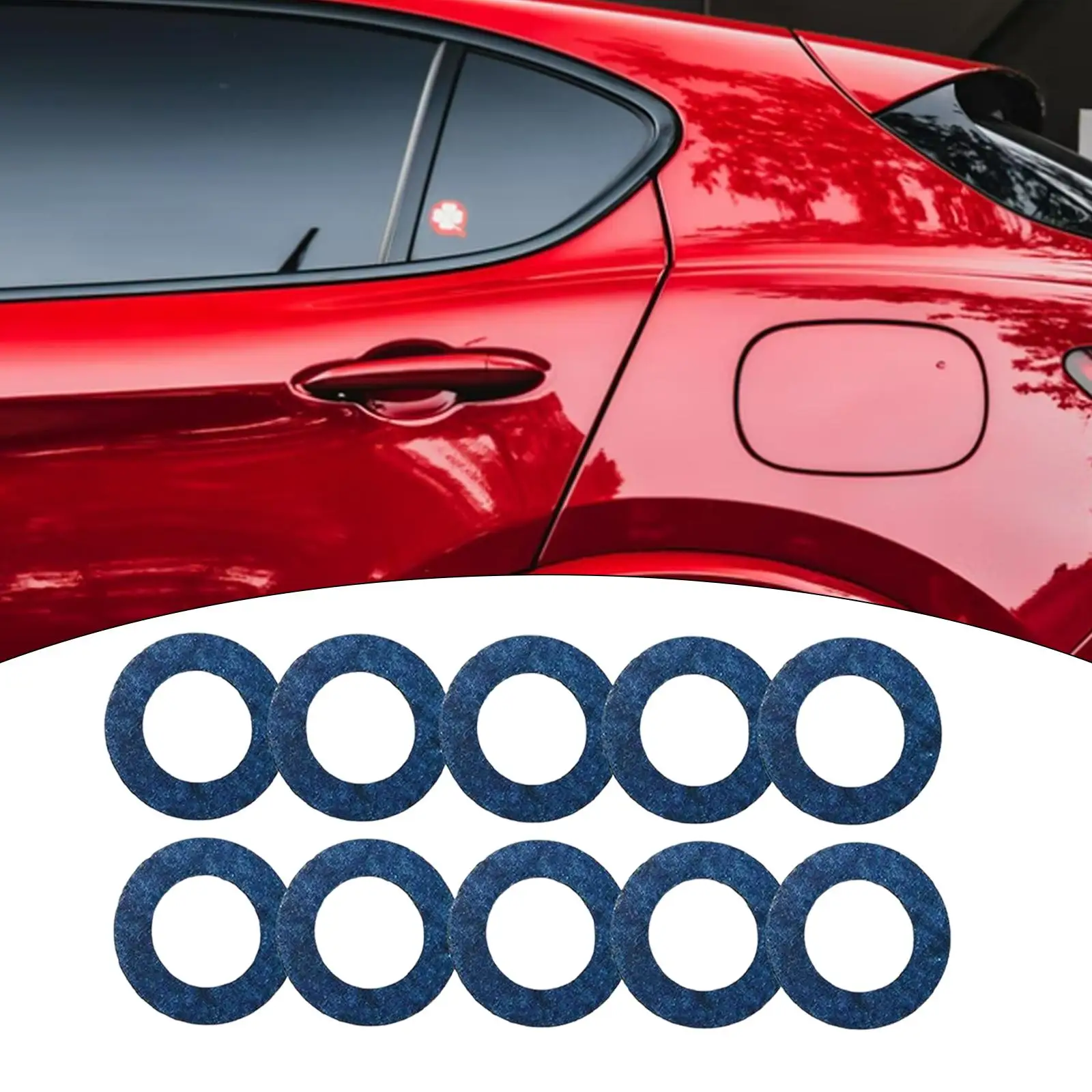 10 Pieces Oil Drain Bolt Plug Gasket Washers 90430-1203 for 12mm