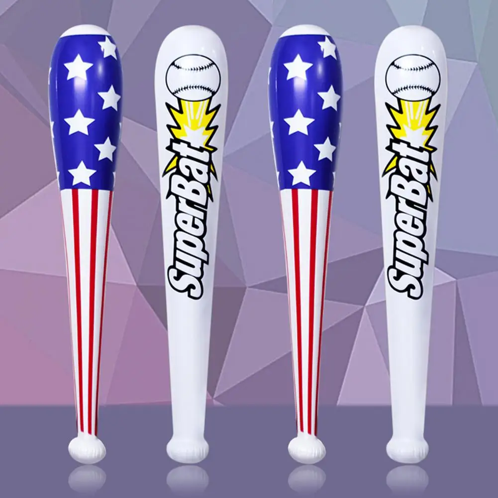Inflatable Hammer Airtight Clear Print Portable Handheld Recreational PVC American Flag Inflatable Balloon Stick for Outdoor