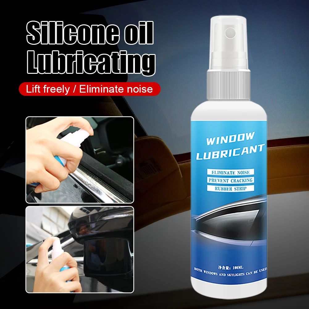 100ml Car Window Lubricant Rubber Strip Smooth Window Lifting Lube