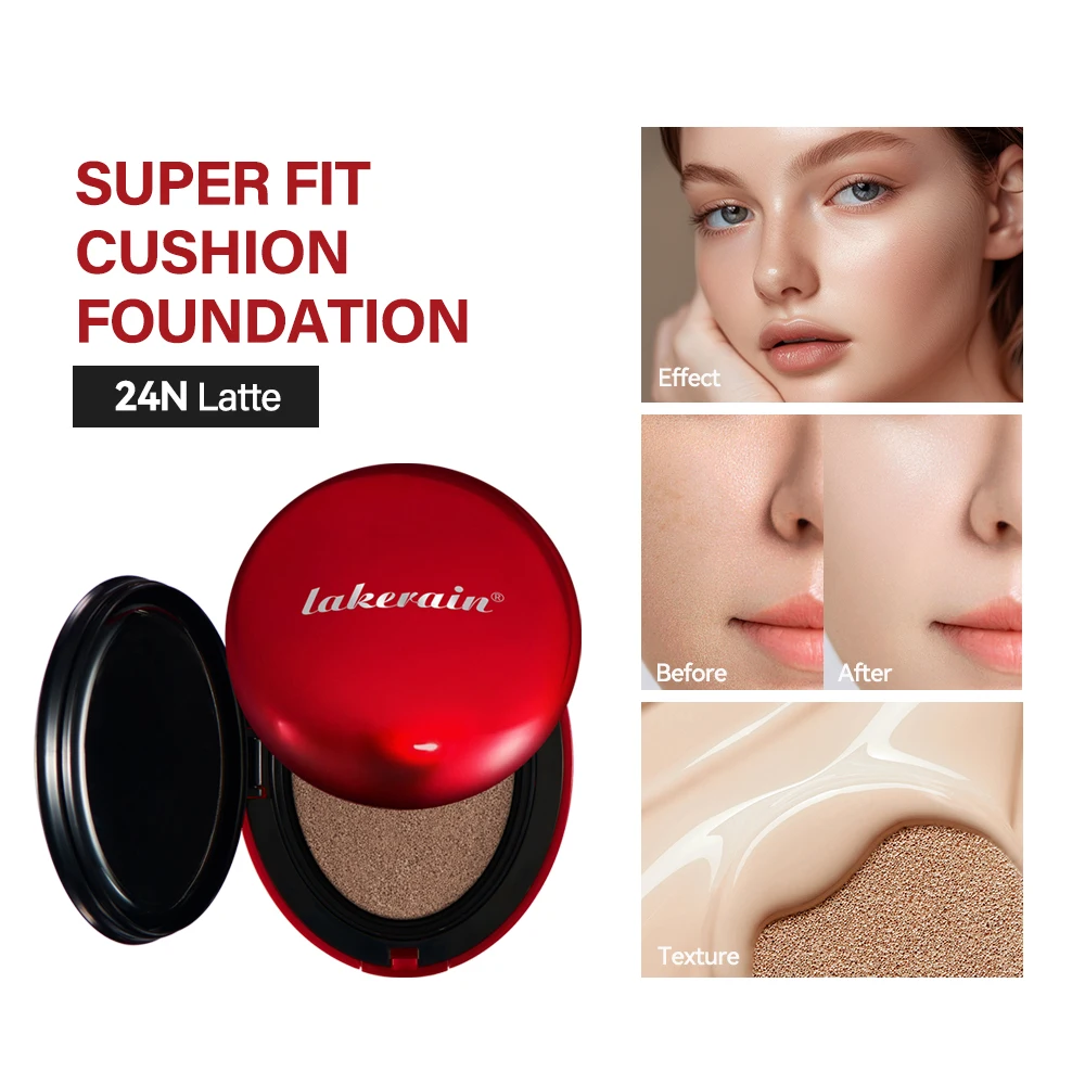 72 Hours Long-lasting Super Fit Cushion Foundation Full Coverage Waterproof Long-lasting Concealer 9 Colors Makeup Semi-Matte 1