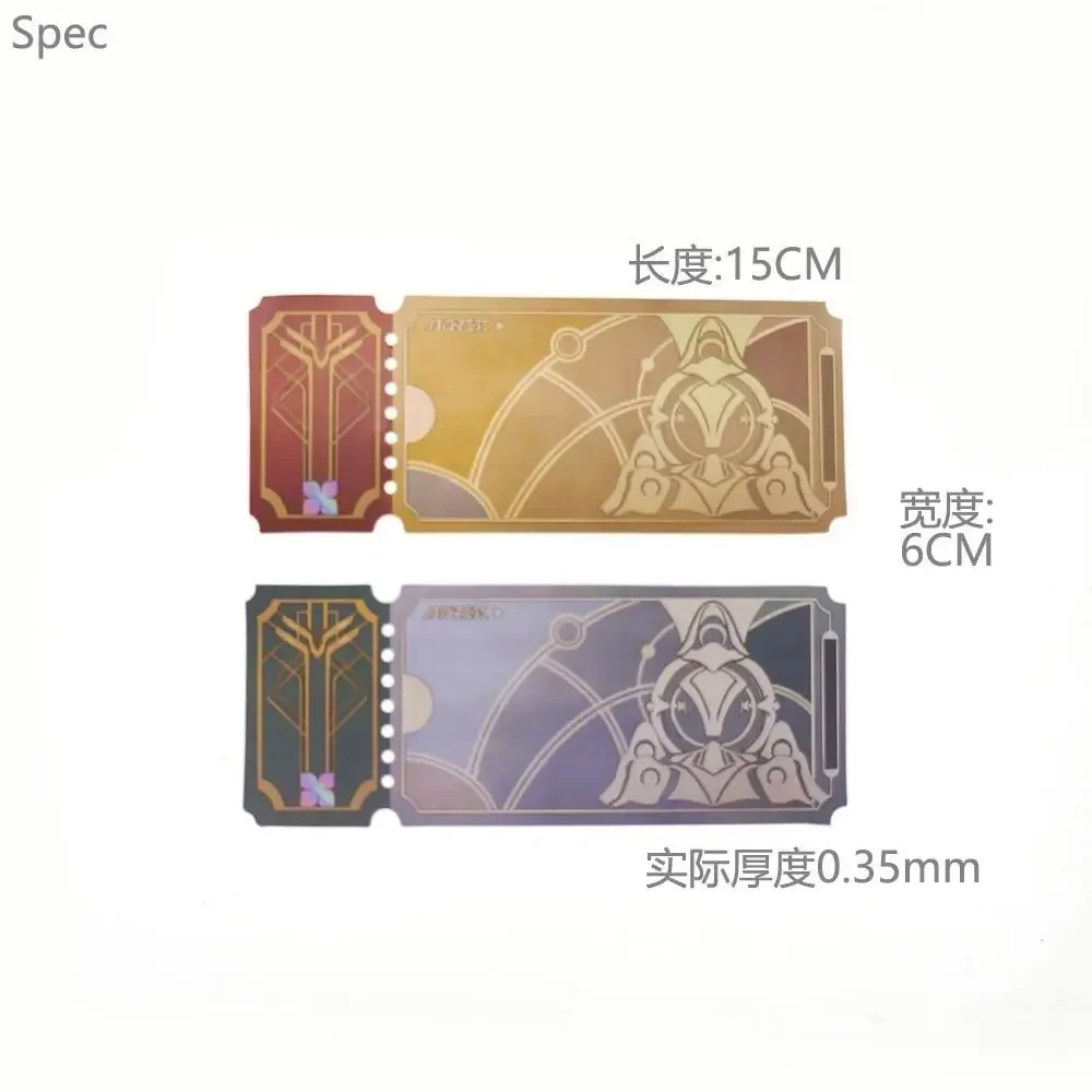 게임 Honkai:스타 레일 PVC 티켓 코스프레 소품 스타 레일 패스/스페셜 패스 종이 북마크 엽서 팬 선물 컬렉션 -  AliExpress