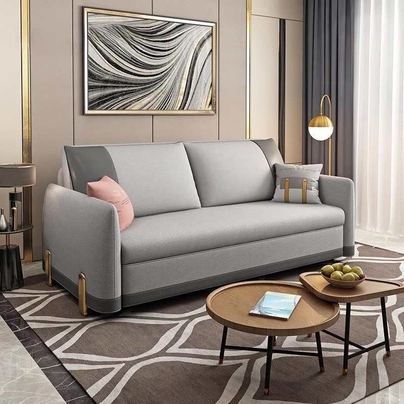 

Light Luxury Folding Sofa Bed Nordic Living Room Balcony Leisure Chairs For Small Apartment Multifunctional Love-Seat Sofa