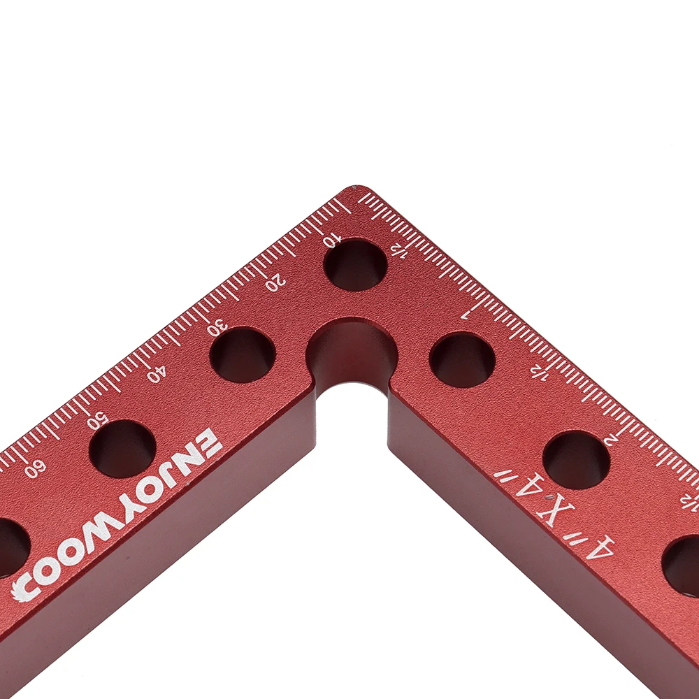 ENJOYWOOD 2pcs 100-160mm Woodworking Right Angle Positioning Clamp 90 Degree Clamp Square L-Shaped Fixture Splicing Square Ruler