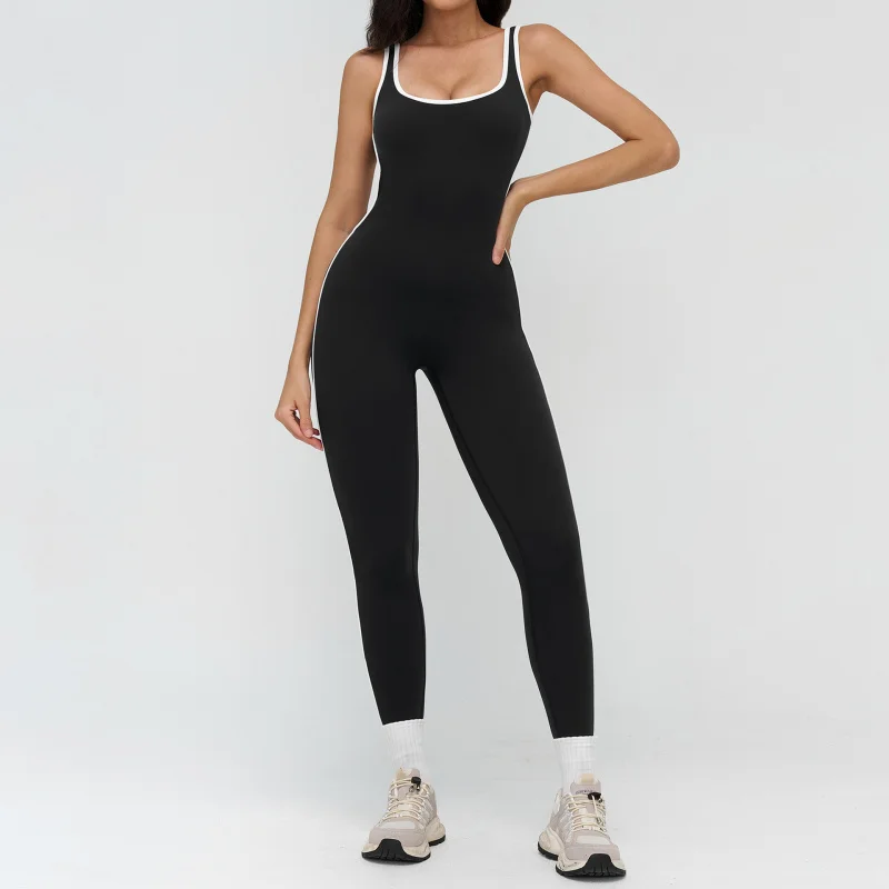 Women’s Color Block Yoga Bodysuit 3