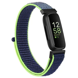 Adjustable Nylon Strap for Smartwatch - Sporty Replacement Wristband Accessory (Lime)