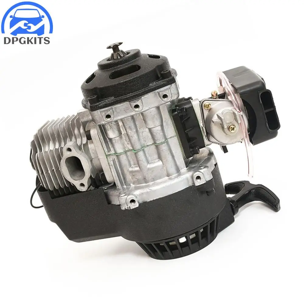 

2 Stroke 49CC Pull Start Engine 25H Sprocket Motor Transmission Engine Air For Filter Mini Pocket Pit Quad Dirt Bike ATV 4 Wheel