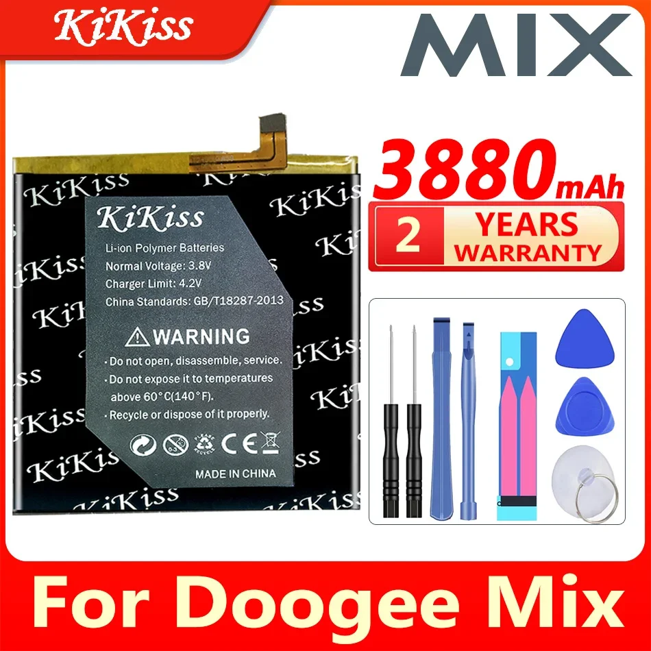 

Резервная батарея KiKiss Mix 3880 мАч для смартфона DOOGEE Mix