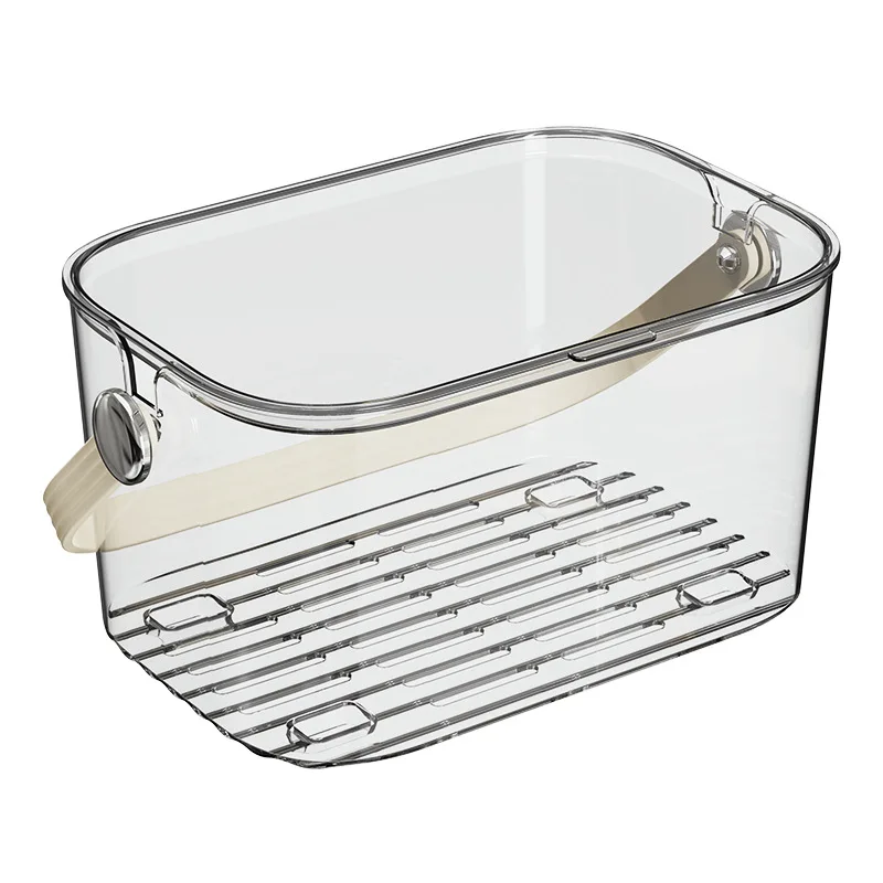 Bathroom Toiletries Storage Basket Cosmetics Underwear Basket Storage Household Minimalist Bathroom Box Transparent