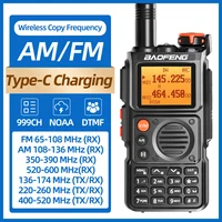 Baofeng UV-K6 Long Range Walkie Talkie Full Band Wireless Copy Frequency Type-C Charge UHF VHF Amateur Two Way Radio For Camping 1