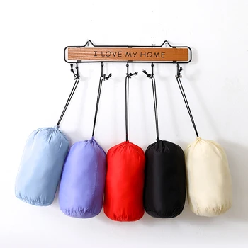 Oxford Piumino in tessuto antipolvere impermeabile Borsa portaoggetti per abbigliamento Convention Tasca pieghevole con coulisse 1