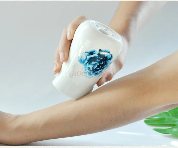 

Facial moxibustion pot double-layer moxibustion scraping cup ceramic finger joint shoulder and neck multi-functional beauty