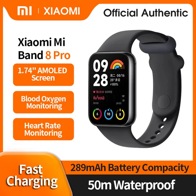 Xiaomi Mi Band 8 Pro Smart band 1.74″ AMOLED Blood Oxygen Fitness Tracker  5ATM