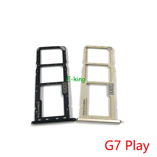 For Motorola Moto G7 Plus Play Power Sim Card Slot Tray Holder Sim