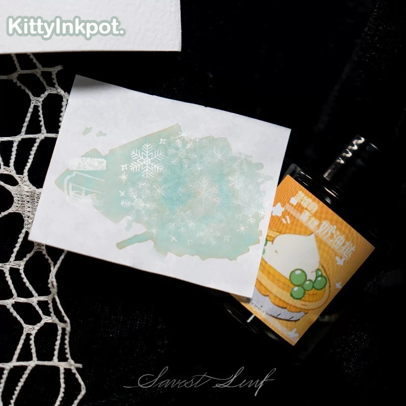 KiityInkpot 52 색상 5ml 쉰 만년필 잉크 비탄소 유리 딥펜용 JINHAO Hongdian 학교 미술 용품 ??문구용품