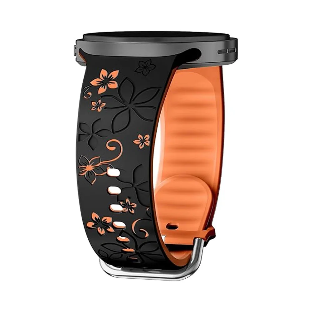 حزام منقوش لساعة سامسونج جالاكسي 8 44 ملم 40 ملم Pulseira حزام رياضي أساور المعصم Correa Galaxy watch 8 أشرطة كلاسيكية 46 ملم