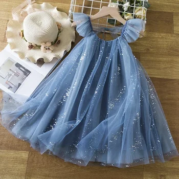 Blue Princess Party Dress 1