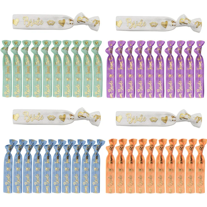 11 Stück Team Bride Bachelorette Party Armband Braut als Dekoration Zubehör Junggesellinnenabschied Hochzeit Brautparty Zubehör