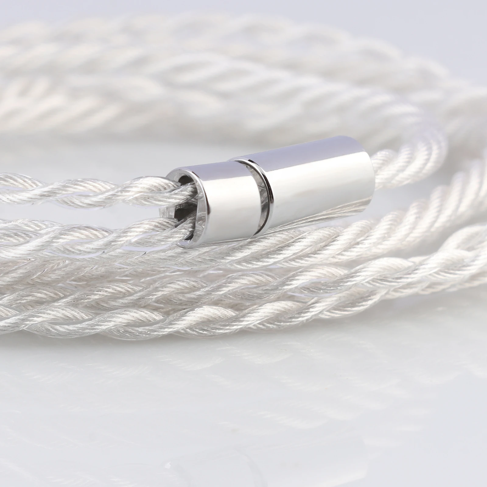 Tripowin Solstice 4 Cores HiFi IEM Cable 26AWG Silver-plated Copper Replacement Cable 39 Wires Per Core