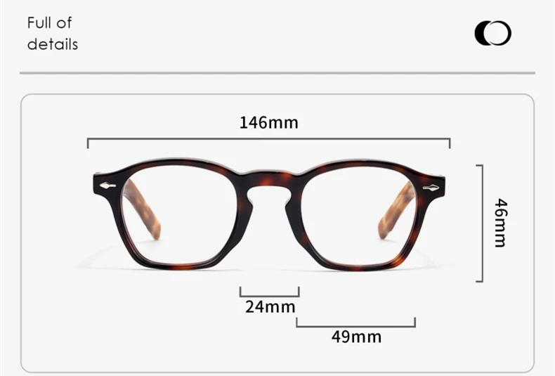 Black Mask Unisex Eyeglasses 6