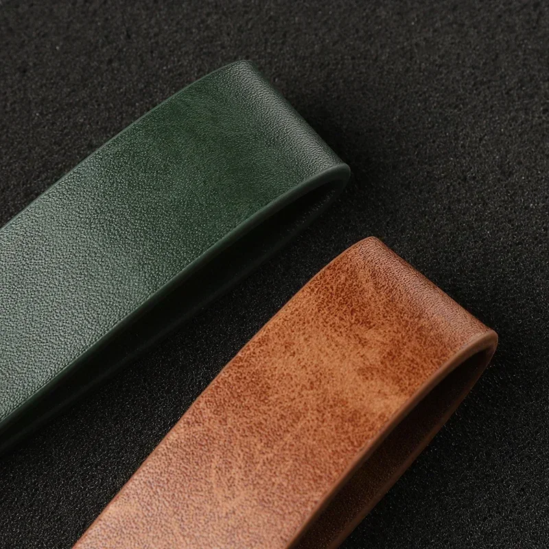 Luxury Genuine Leather Keychain with VRS Logo