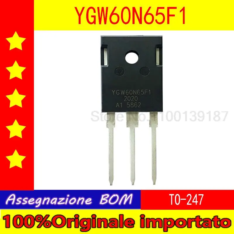 

10 шт./лот YGW30N65F1 YGW40N65F1 YGW40N120F1A2 YGW40N120F1 YGW60N65F1 YGW75N65F1 TO-247 IGBT трубка