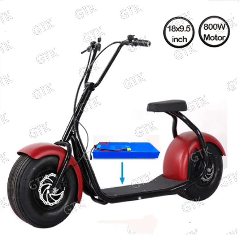 Gtk 60V 12Ah 12A Not 10Ah 10A 15Ah 15A lithium ion battery pack city coco 350w 500W 750W citycoco batteries with 3A charger 2