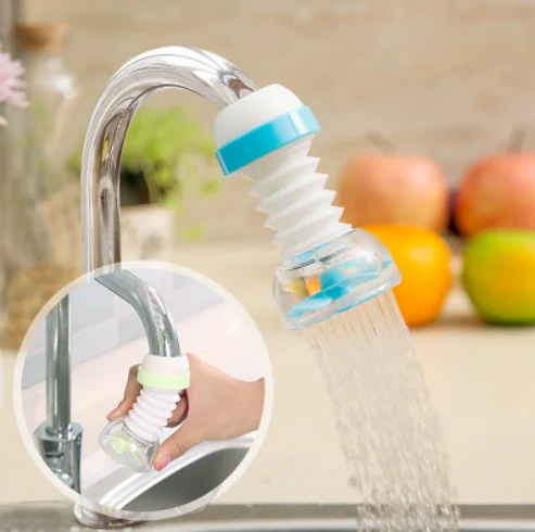 

Kitchen faucet mouth that splash a head is extended extending filters that can rotate faucet shower water hippo