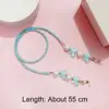 New Butterfly Pearl Bead Sunglasses Lanyard Strap Necklace Eyeglass Chain Cord Reading Glasses Adjustable Anti-slip Strap 6