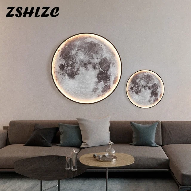 Art Design Moon Wall Lamps: Enhance Your Space with Creative LED Lighting