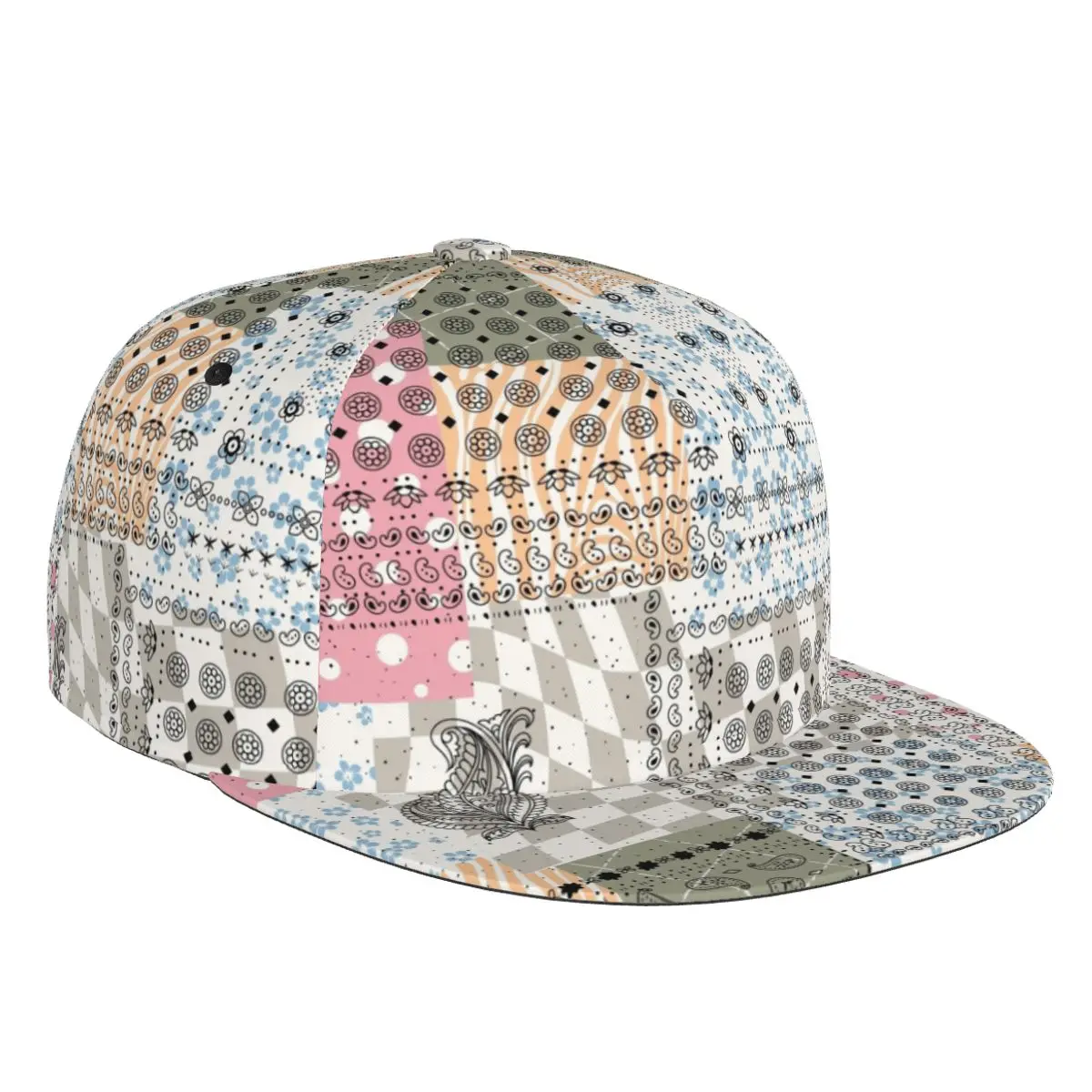 

Paisley 3D Print Baseball Cap Casual Sun Hat Elegant Ethnic Style Fashion Stage Hip Hop Women Men