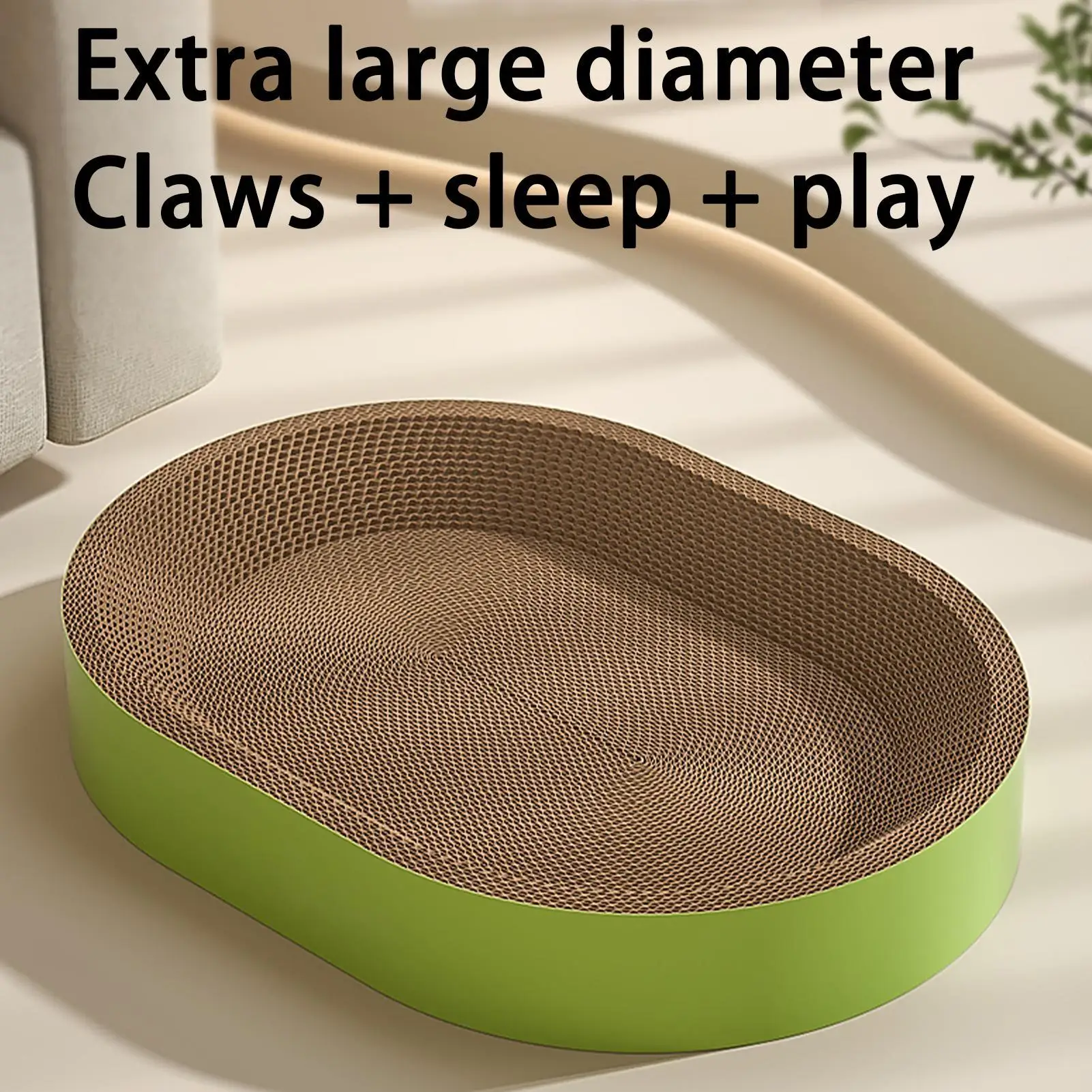 Cat Scratch Pad Cat Scratch Lounge Claw Grinder Interactive Toy For Balcony Corner Window Perch Living Room Study Room Bedroom