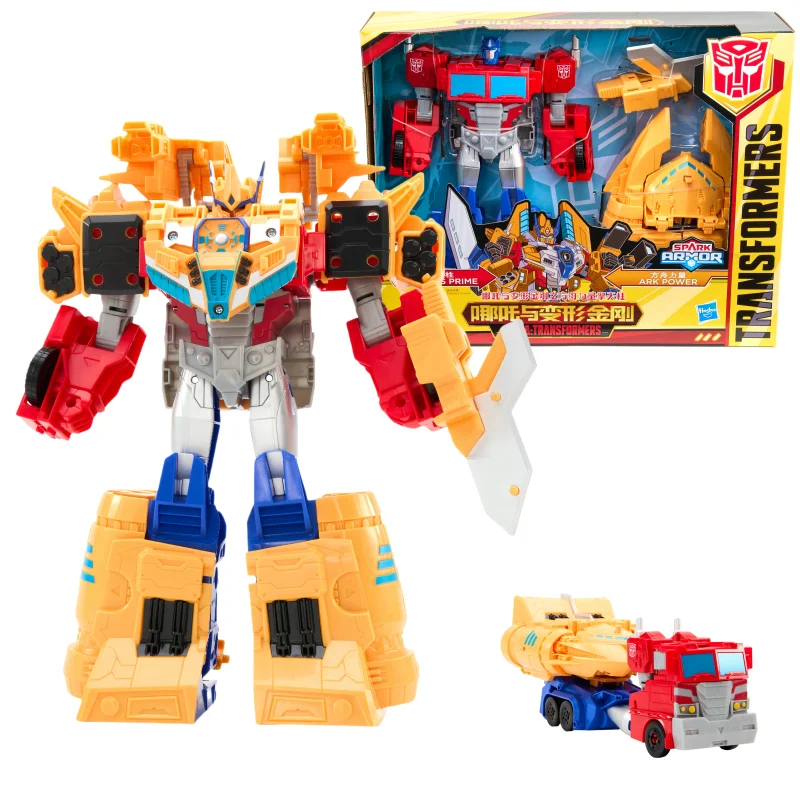 Transformers Toys Cyberverse Spark Armor Ark Power Optimus Prime Action  Figure - Combines with Ark Power Vehicle To Power Up - AliExpress 26