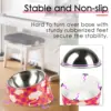 Superdesign Anti-Backflow Device 15 ° Tilted Bowl, Suitable for Cats and Dogs - Non-Slip, Anti-Spill Pet Feeder, Anti-Spill Design, 15 ° Slope Allows Easy Access to Food Bowl, Durable Plastic/Bamboo/Structure, 0.5 Cup Capacity, Blue - Suitable for Small Dogs and Elderly Pets 6
