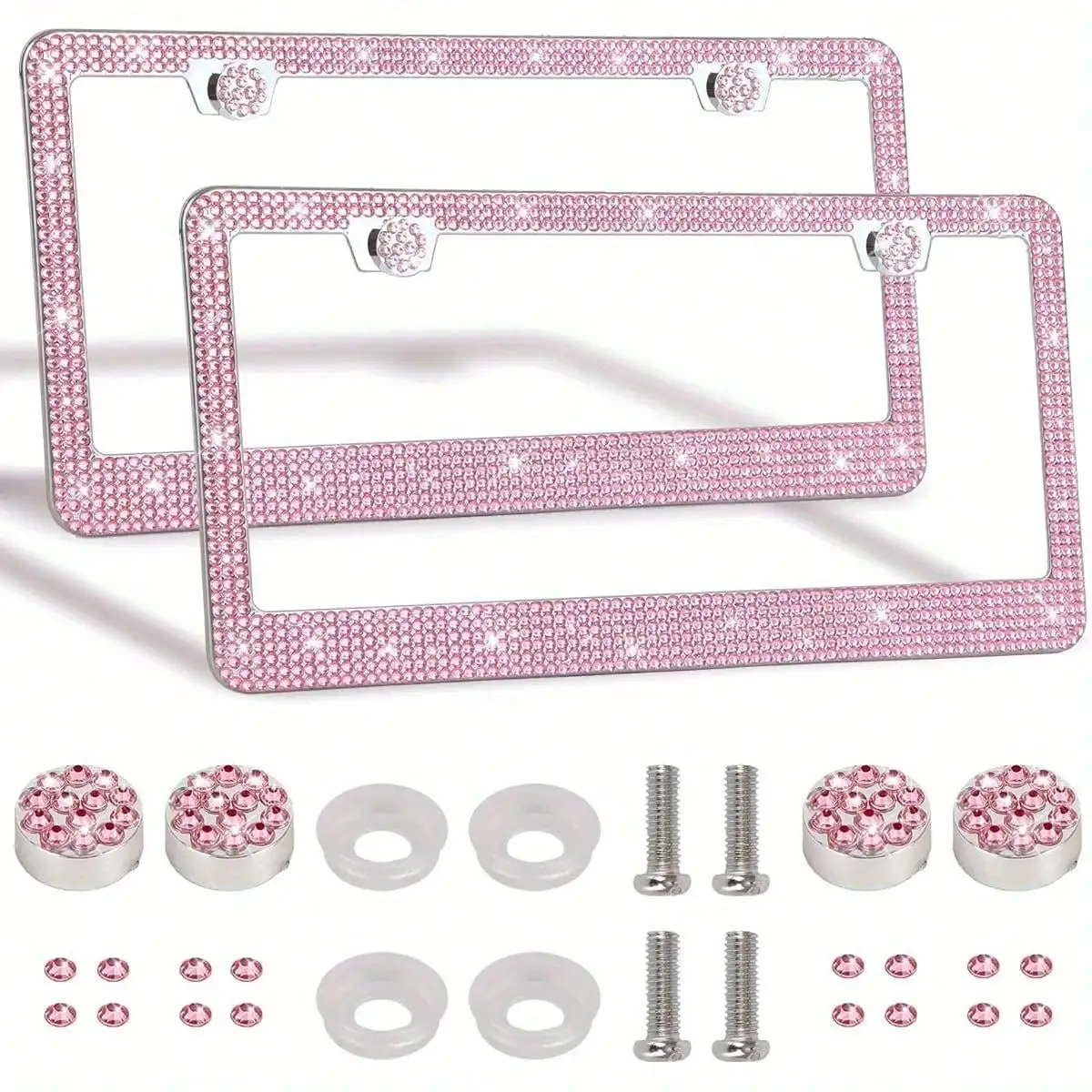 Sitemapcdatahttpsomobeldreferenzcomsurprising Pink Rhinestone License Plate Frame Pictures