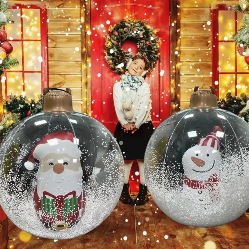 PVC Inflatable Christmas Decorations Santa Snowman Xmas Tree