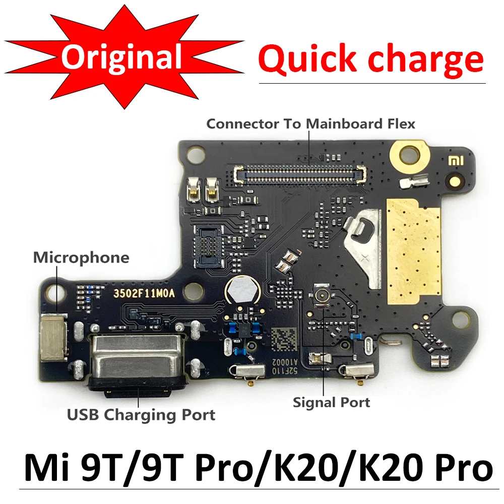 

100% оригинальный новый для Xiaomi Mi 9T Pro Redmi K20 Pro USB порт зарядное устройство док-разъем зарядная плата гибкий кабель микрофон