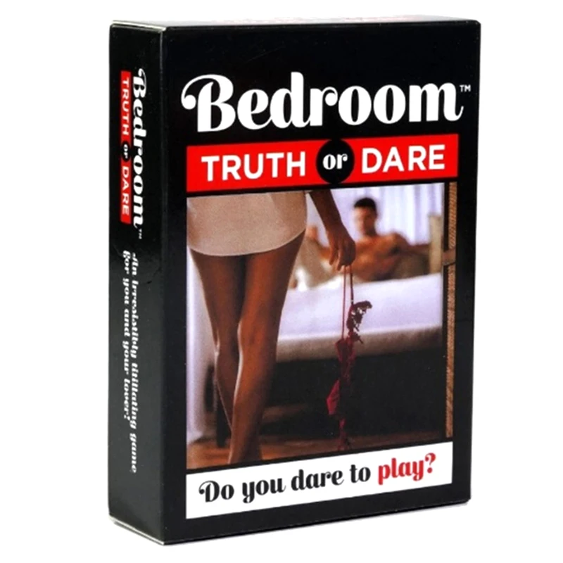 Steamy Couple Card Game with 120 Truth and Dare Scenarios; 60Pcs Playing Cards for Lovers' Bedroom Fun