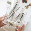 100% new brand and high-quality  Makeup Box Make Up Brush Bucket Cosmetic Organizer Student Desk Pen Container Storage Box 5