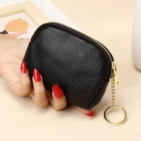 Fashion hand zipper small wallet women's mini small bag storage key bag card bag coin change bag - Image 4