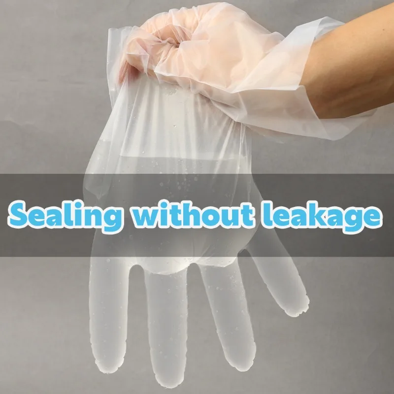 Disposable Gloves Transparent Thickened Restaurant Home Food Grade Anti-oil Kitchen Accessories Vinyl Disposable Gloves Disposable Nitrile Gloves Disposable Plastic Gloves Disposable Gloves