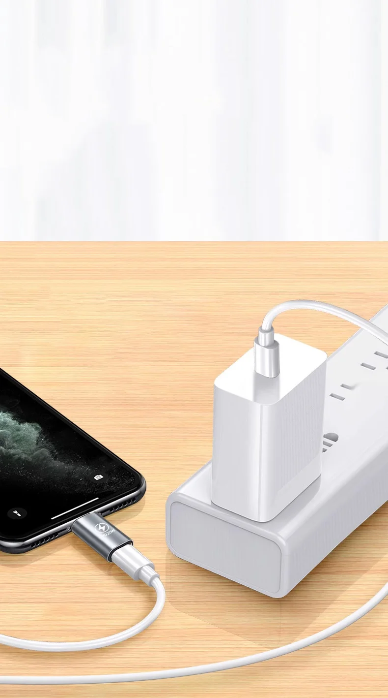 Fast Charging USB-C to Lightning Adapter, 20W Mobile Phone Charger Converter